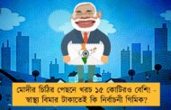 মোদীর চিঠির পেছনে খরচ ১৫ কোটিরও বেশি! - স্বাস্থ্য বিমার টাকাতেই কি নির্বাচনী গিমিক?
