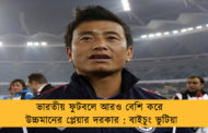 ভারতীয় ফুটবলে আরও বেশি করে উচ্চমানের প্লেয়ার দরকার : বাইচুং ভুটিয়া