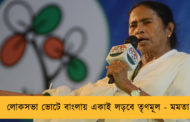 লোকসভা ভোটে বাংলায় একাই লড়বে তৃণমূল - মমতা