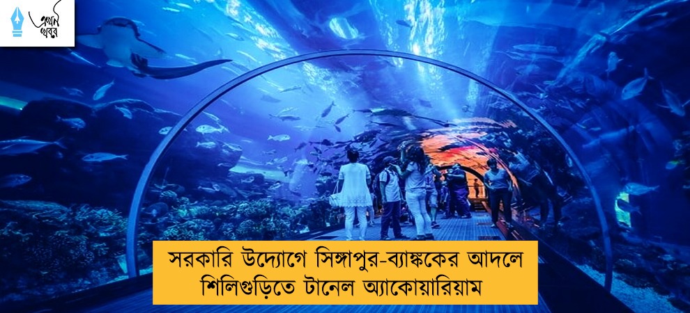 সরকারি উদ্যোগে সিঙ্গাপুর-ব্যাঙ্ককের আদলে শিলিগুড়িতে টানেল অ্যাকোয়ারিয়াম
