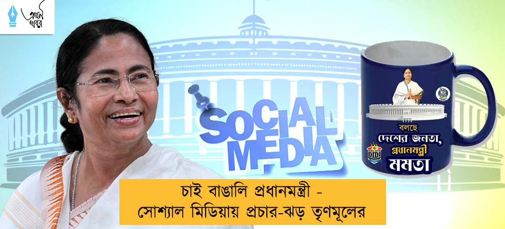চাই বাঙালি প্রধানমন্ত্রী - সোশ্যাল মিডিয়ায় প্রচার-ঝড় তৃণমূলের