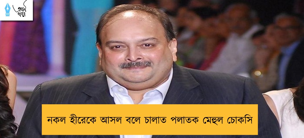 নকল হীরেকে আসল বলে চালাত পলাতক মেহুল চোকসি