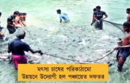 মৎস্য চাষের পরিকাঠামো উন্নয়নে উদ্যোগী হল পঞ্চায়েত দফতর