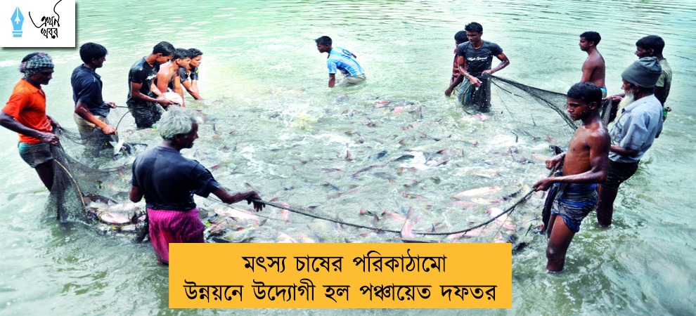 মৎস্য চাষের পরিকাঠামো উন্নয়নে উদ্যোগী হল পঞ্চায়েত দফতর