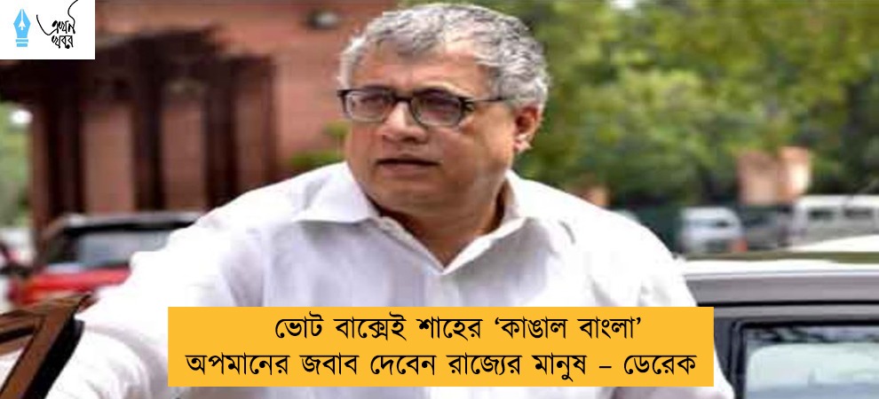 ভোট বাক্সেই শাহের ‘কাঙাল বাংলা’ অপমানের জবাব দেবেন রাজ্যের মানুষ – ডেরেক