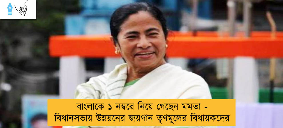 বাংলাকে ১ নম্বরে নিয়ে গেছেন মমতা - বিধানসভায় উন্নয়নের জয়গান তৃণমূলের বিধায়কদের