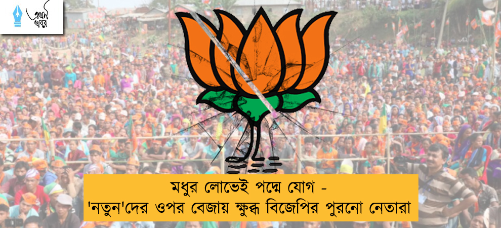 মধুর লোভেই পদ্মে যোগ - 'নতুন'দের ওপর বেজায় ক্ষুব্ধ বিজেপির পুরনো নেতারা
