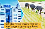 ভারী বৃষ্টিতে ক্ষতিগ্রস্ত কৃষকদের পাশে রাজ্য - গরিব চাষিদের দেওয়া হল ধানের বীজতলা
