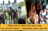 'দিদিকে বলো'র প্রচারে গিয়ে চাষের কাজে হাত লাগালেন বিধায়ক - মধ্যাহ্নভোজে খেলেন পান্তা ভাত