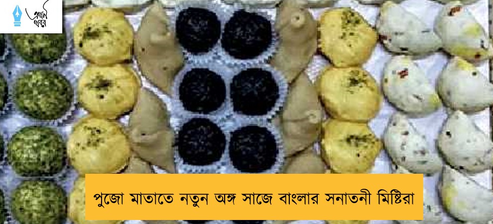 পুজো মাতাতে নতুন অঙ্গ সাজে বাংলার সনাতনী মিষ্টিরা