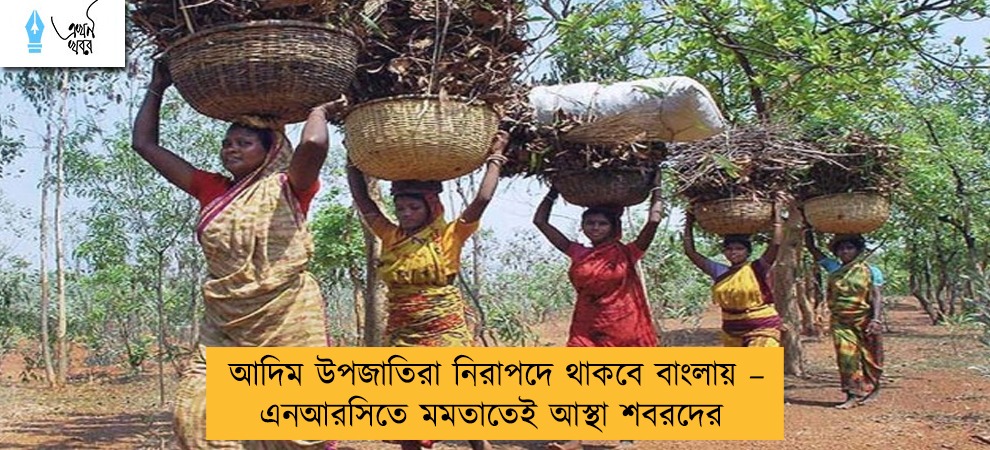 আদিম উপজাতিরা নিরাপদে থাকবে বাংলায় – এনআরসিতে মমতাতেই আস্থা শবরদের