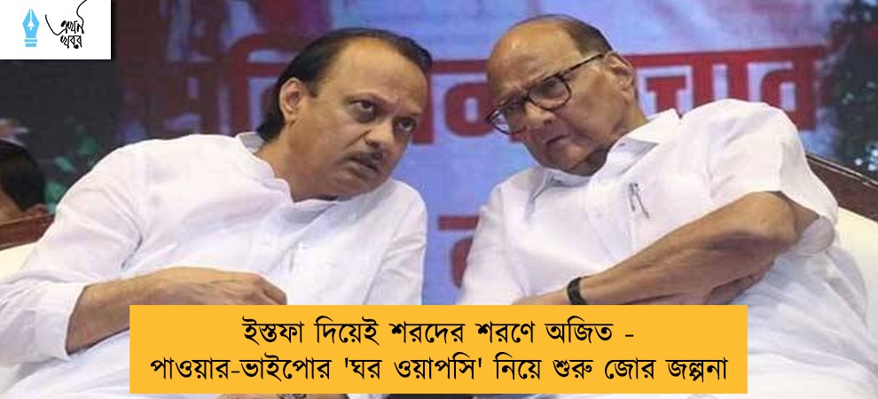 ইস্তফা দিয়েই শরদের শরণে অজিত - পাওয়ার-ভাইপোর 'ঘর ওয়াপসি' নিয়ে শুরু জোর জল্পনা