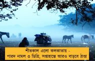 শীতকাল এলো কলকাতায় - পারদ নামল ৩ ডিগ্রি, সপ্তাহান্তে আরও বাড়বে ঠাণ্ডা