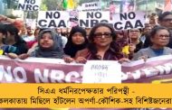 সিএএ ধর্মনিরপেক্ষতার পরিপন্থী - কলকাতায় মিছিলে হাঁটলেন অপর্ণা-কৌশিক-সহ বিশিষ্টজনেরা