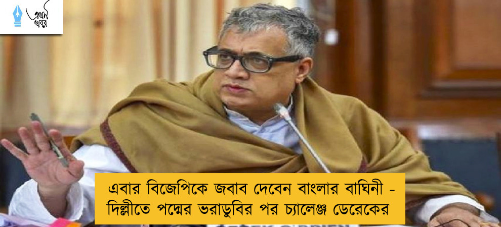 এবার বিজেপিকে জবাব দেবেন বাংলার বাঘিনী - দিল্লীতে পদ্মের ভরাডুবির পর চ্যালেঞ্জ ডেরেকের