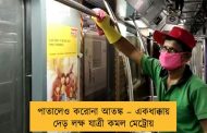 পাতালেও করোনা আতঙ্ক – একধাক্কায় দেড় লক্ষ যাত্রী কমল মেট্রোয়