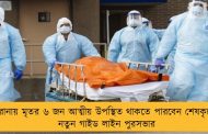 করোনায় মৃতর ৬ জন আত্মীয় উপস্থিত থাকতে পারবেন শেষকৃত্যে - নতুন গাইড লাইন পুরসভার