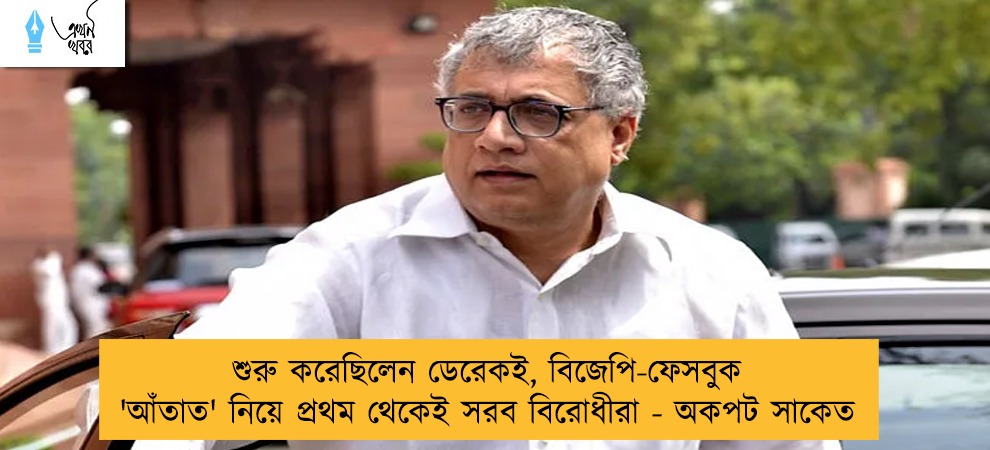 শুরু করেছিলেন ডেরেকই, বিজেপি-ফেসবুক 'আঁতাত' নিয়ে প্রথম থেকেই সরব বিরোধীরা - অকপট সাকেত