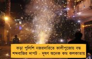 কড়া পুলিশি নজরদারিতে কালীপুজোয় বন্ধ শব্দবাজির দাপট - দূষণ অনেক কম কলকাতায়