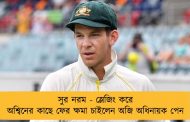 সুর নরম - স্লেজিং করে অশ্বিনের কাছে ফের ক্ষমা চাইলেন অজি অধিনায়ক পেন
