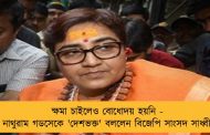 ক্ষমা চাইলেও বোধোদয় হয়নি - ফের নাথুরাম গডসেকে 'দেশভক্ত' বললেন বিজেপি সাংসদ সাধ্বী প্রজ্ঞা