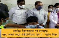 কোভিড টিকাকরণের পর দেশজুড়ে ৫৮০ জনের দেহে পার্শ্বপ্রতিক্রিয়া, মৃত ২ - ছড়াল উদ্বেগ