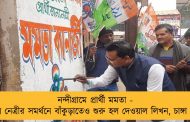 নন্দীগ্রামে প্রার্থী মমতা -  তৃণমূল নেত্রীর সমর্থনে বাঁকুড়াতেও শুরু হল দেওয়াল লিখন, চাঙ্গা কর্মীরা