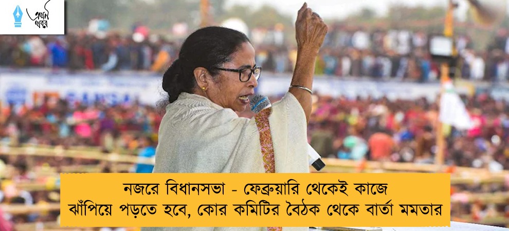 নজরে বিধানসভা - ফেব্রুয়ারি থেকেই কাজে ঝাঁপিয়ে পড়তে হবে, কোর কমিটির বৈঠক থেকে বার্তা মমতার