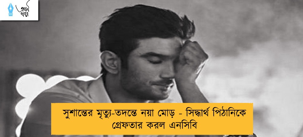 সুশান্তের মৃত্যু-তদন্তে নয়া মোড় - সিদ্ধার্থ পিঠানিকে গ্রেফতার করল এনসিবি