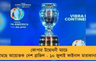 কোপার উদ্বোধনী ম্যাচে নামছে আয়োজক দেশ ব্রাজিল - ১০ জুলাই ফাইনাল মারাকানাতে