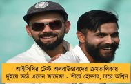 আইসিসির টেস্ট অলরাউন্ডারদের ক্রমতালিকায় দুইয়ে উঠে এলেন জাদেজা - শীর্ষে হোল্ডার, চারে অশ্বিন
