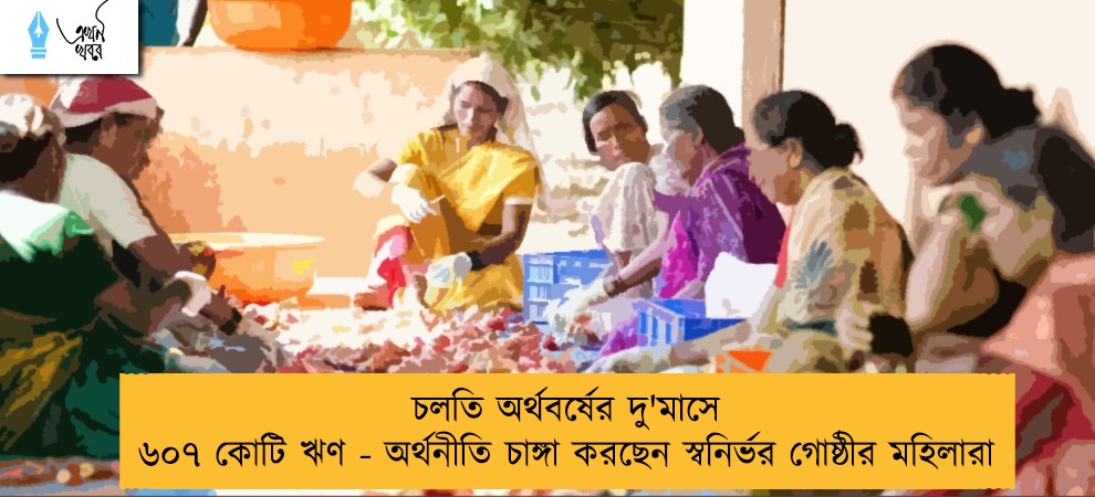 চলতি অর্থবর্ষের দু'মাসে ৬০৭ কোটি ঋণ - অর্থনীতি চাঙ্গা করছেন স্বনির্ভর গোষ্ঠীর মহিলারা