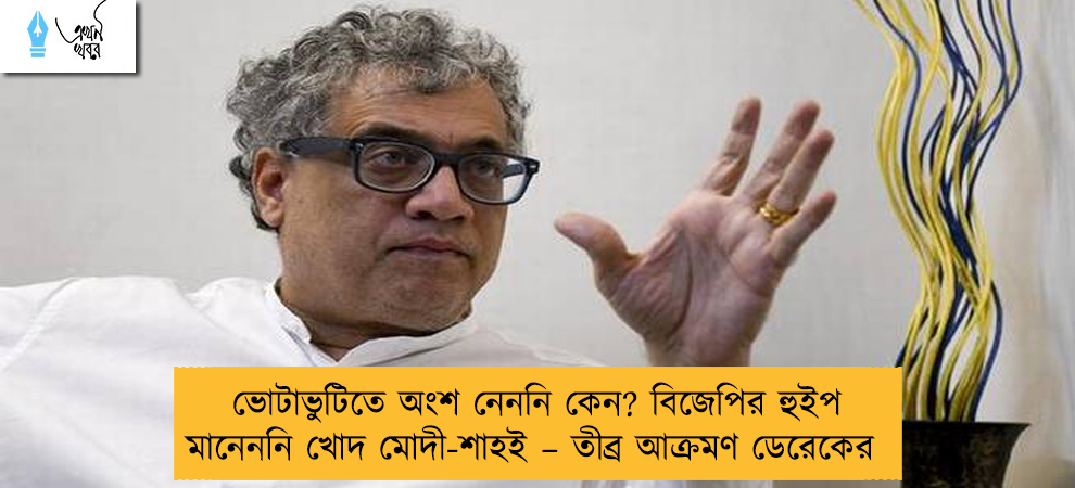 ভোটাভুটিতে অংশ নেননি কেন? বিজেপির হুইপ মানেননি খোদ মোদী-শাহই – তীব্র আক্রমণ ডেরেকের
