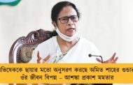 অভিষেককে ছায়ার মতো অনুসরণ করছে অমিত শাহের গুন্ডারা, ওঁর জীবন বিপন্ন – আশঙ্কা প্রকাশ মমতার