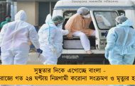 সুস্থতার দিকে এগোচ্ছে বাংলা - রাজ্যে গত ২৪ ঘণ্টায় নিম্নগামী করোনা সংক্রমণ ও মৃত্যুর হার