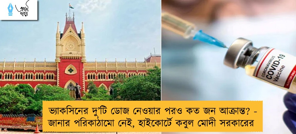 ভ্যাকসিনের দু’টি ডোজ নেওয়ার পরও কত জন আক্রান্ত? - জানার পরিকাঠামো নেই, হাইকোর্টে কবুল মোদী সরকারের