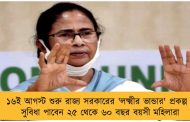 ১৬ই আগস্ট শুরু রাজ্য সরকারের 'লক্ষ্মীর ভান্ডার' প্রকল্প - সুবিধা পাবেন ২৫ থেকে ৬০ বছর বয়সী মহিলারা