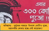অবিশ্বাস্য! - দুর্মূল্যের বাজারে ‘তিনশো কোটি’র পুজো, মহানগরীর কোথায় হচ্ছে সেই আয়োজন?