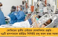 কোভিডের তৃতীয় ঢেউয়ের মোকাবিলার প্রস্তুতি - ৭৯টি হাসপাতালে হাইব্রিড সিসিইউ চালু করল রাজ্য সরকার