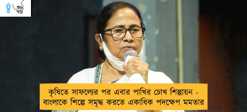 কৃষিতে সাফল্যের পর এবার পাখির চোখ শিল্পায়ন - বাংলাকে শিল্পে সমৃদ্ধ করতে একাধিক পদক্ষেপ মমতার