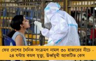 ফের দেশের দৈনিক সংক্রমণ নামল ৩০ হাজারের নীচে - ২৪ ঘন্টায় কমল মৃত্যু, ঊর্ধ্বমুখী অ্যাকটিভ কেস