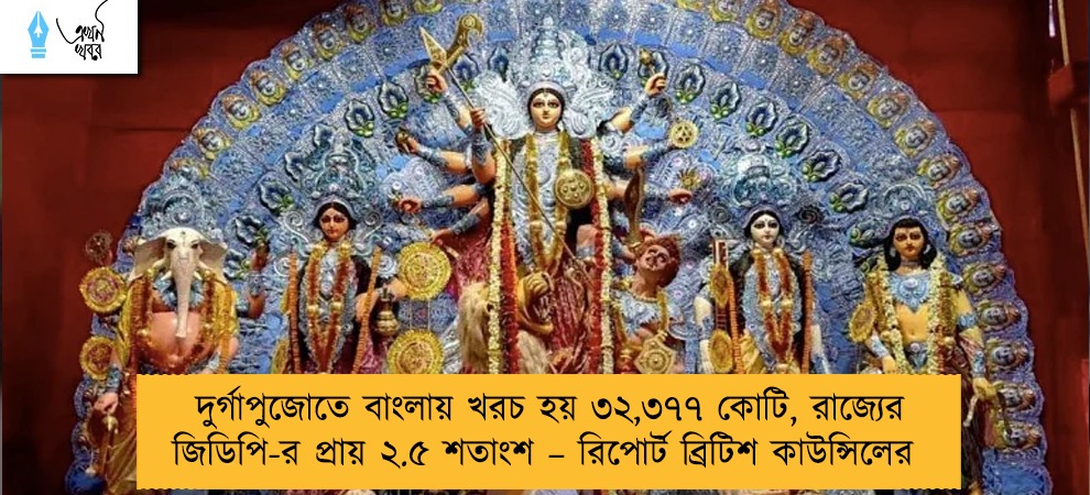 দুর্গাপুজোতে বাংলায় খরচ হয় ৩২,৩৭৭ কোটি, রাজ্যের জিডিপি-র প্রায় ২.৫ শতাংশ – রিপোর্ট ব্রিটিশ কাউন্সিলের