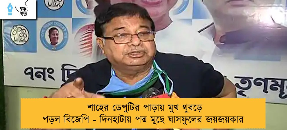 শাহের ডেপুটির পাড়ায় মুখ থুবড়ে পড়ল বিজেপি - দিনহাটায় পদ্ম মুছে ঘাসফুলের জয়জয়কার