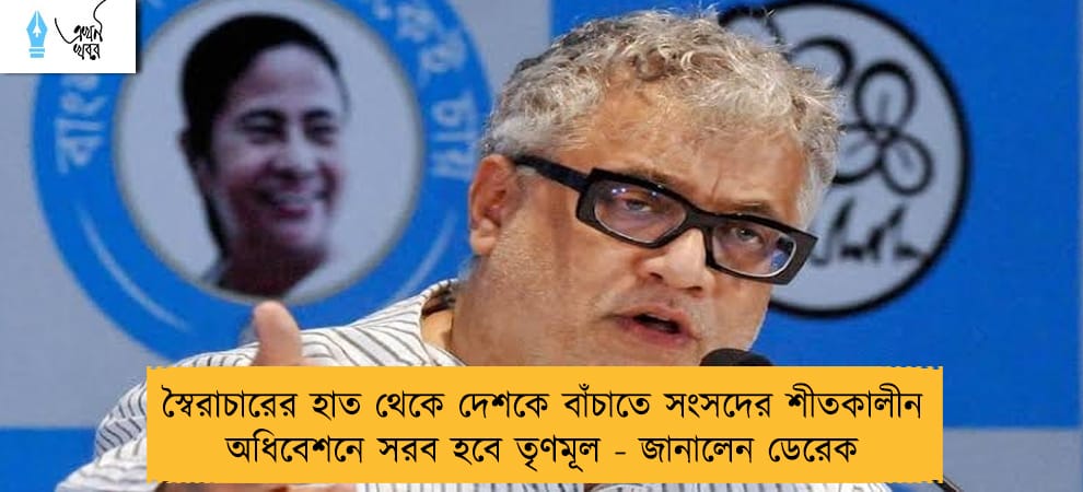 স্বৈরাচারের হাত থেকে দেশকে বাঁচাতে সংসদের শীতকালীন অধিবেশনে সরব হবে তৃণমূল - জানালেন ডেরেক