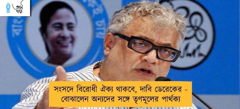 সংসদে বিরোধী ঐক্য থাকবে, দাবি ডেরেকের - বোঝালেন অন্যদের সঙ্গে তৃণমূলের পার্থক্য