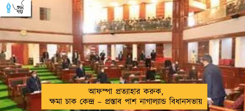 আফস্পা প্রত্যাহার করুক, ক্ষমা চাক কেন্দ্র – প্রস্তাব পাশ নাগাল্যান্ড বিধানসভায়