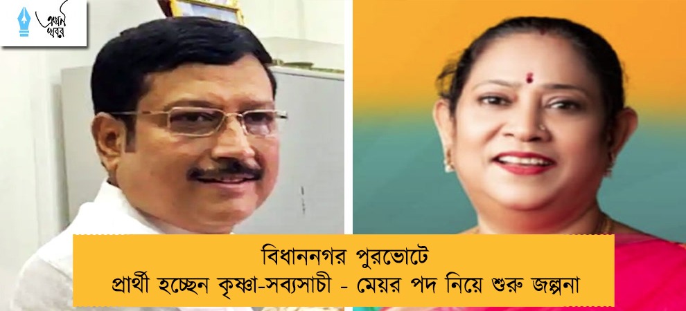 বিধাননগর পুরভোটে প্রার্থী হচ্ছেন কৃষ্ণা-সব্যসাচী - মেয়র পদ নিয়ে শুরু জল্পনা
