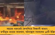 বছরের শুরুতেই কৈখালিতে বিধ্বংসী আগুন! - ভস্মীভূত রংয়ের কারখানা, ঘটনাস্থলে দমকলের ১৫টি ইঞ্জিন