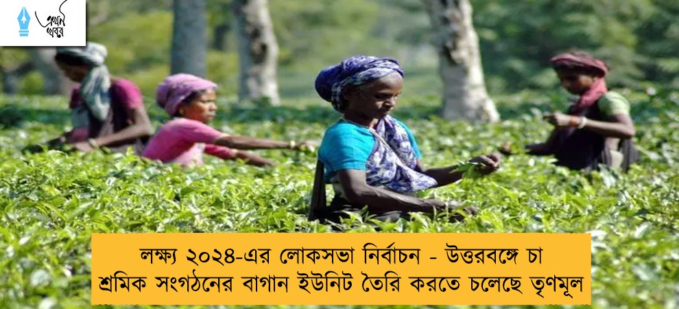 লক্ষ্য ২০২৪-এর লোকসভা নির্বাচন - উত্তরবঙ্গে চা শ্রমিক সংগঠনের বাগান ইউনিট তৈরি করতে চলেছে তৃণমূল