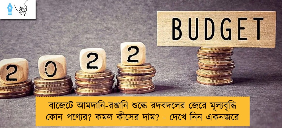 বাজেটে আমদানি-রপ্তানি শুল্কে রদবদলের জেরে মূল্যবৃদ্ধি কোন পণ্যের? কমল কীসের দাম? - দেখে নিন একনজরে